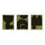 Module On Green Set Of 3 Painting by Michael Kempen-1385549077-1385549079