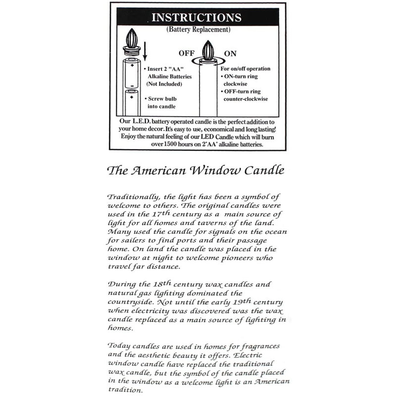 Scented Unscented Flameless Candle