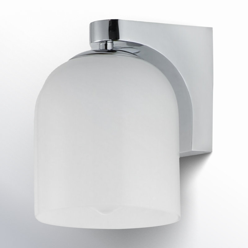 Dimmable Bath Sconce, Polished Chrome