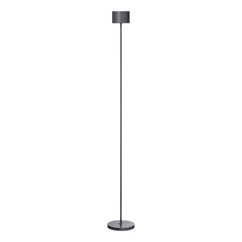 Lampe sur pied à DEL 45 po FAROL, Métal brûlé, Métal brûlé