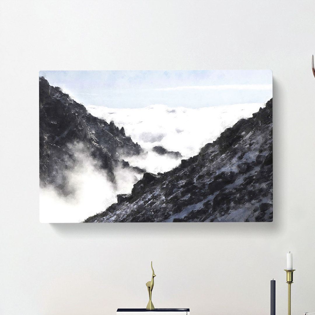 Misty Tatra Mountains In Slovakia - Wrapped Canvas