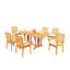 Hari Outdoor 7 - Piece Teak Dining Set