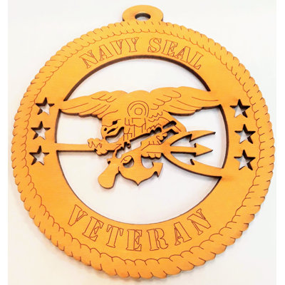 Ornement suspendu en bois US Marine Corps