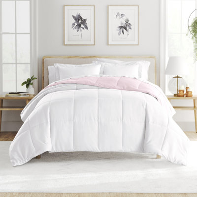 Reversible Down-Alternative Comforter Bedding Set