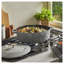 Staub Cast Iron 6.25-Qt Wide Oval Dutch Oven - White-1976446367