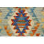 Tapis bleu / beige / rouille en laine noué à la main de style sud-ouest Sealcove 2 pi x 3 pi 1 po