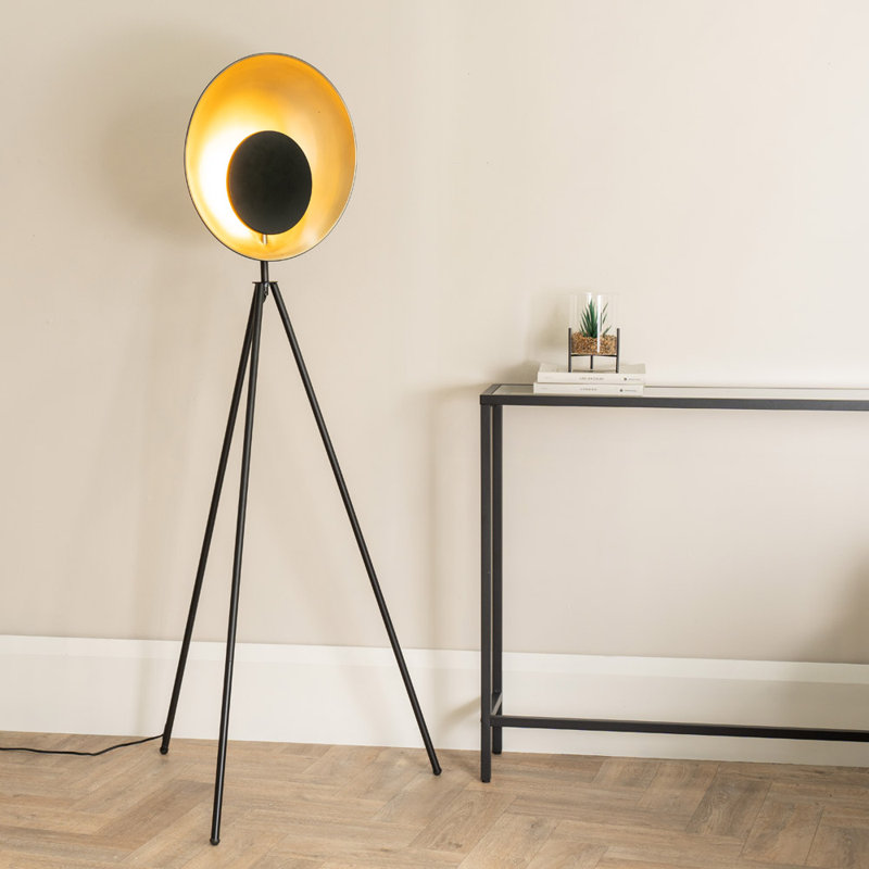 Rockbridge 150cm LED Traditional Floor Lamp, Black