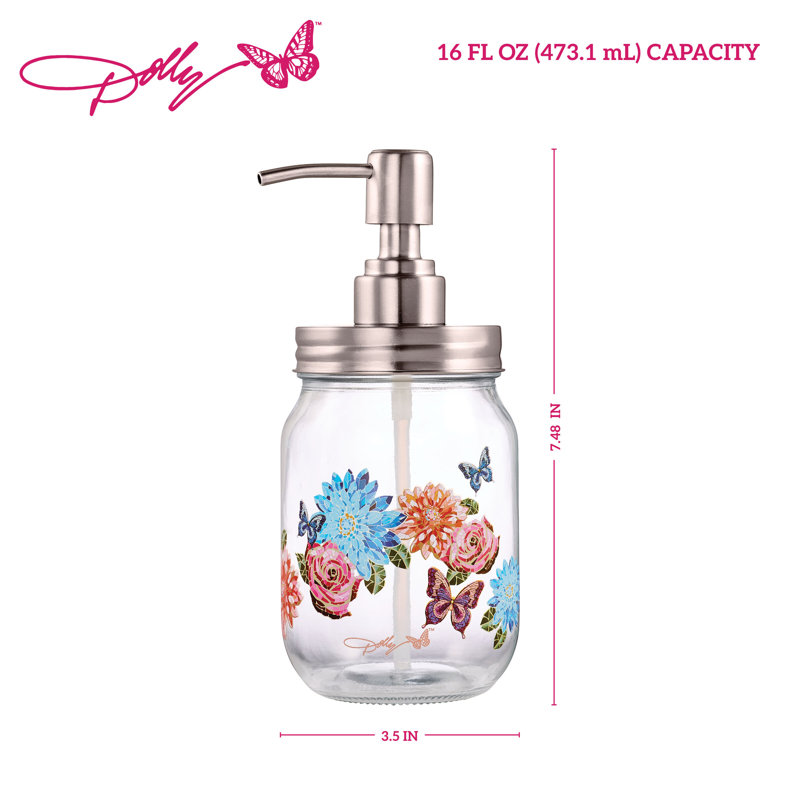 Dolly Parton Mason Jar Soap Dispenser
