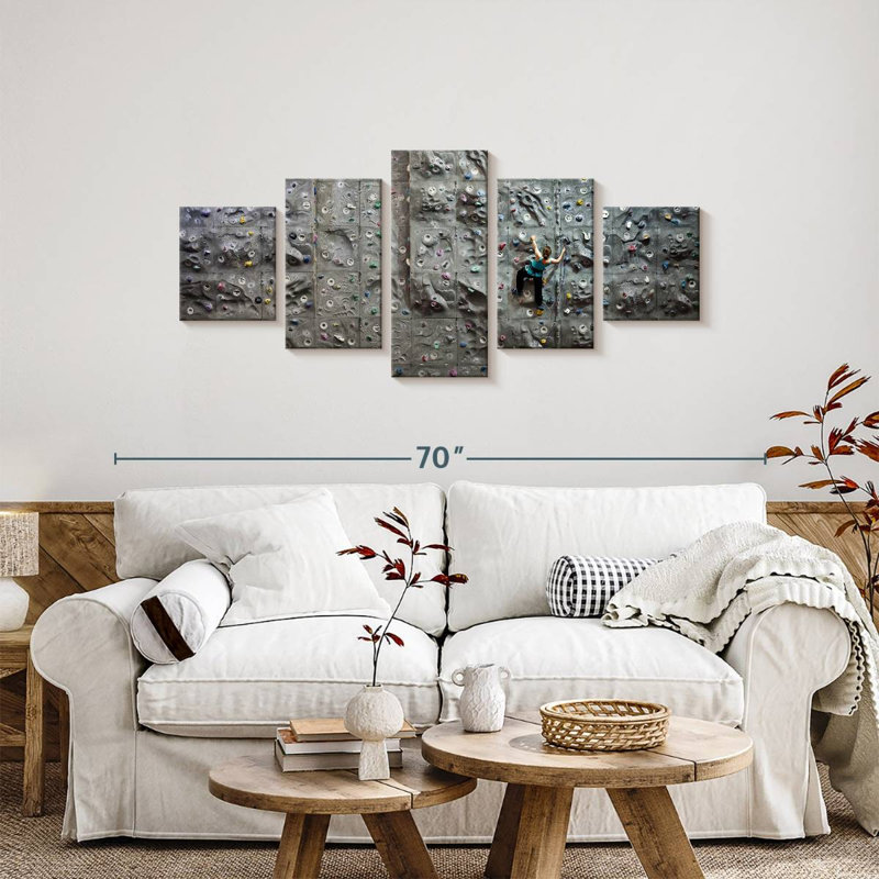 Climbing Practice, 24" H x 55" W