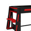 Grand lit superposé en bois avec bureau, USB et DEL-1695574143-1695574140