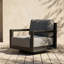 Chaise pivotante en aluminium Aden-197777266