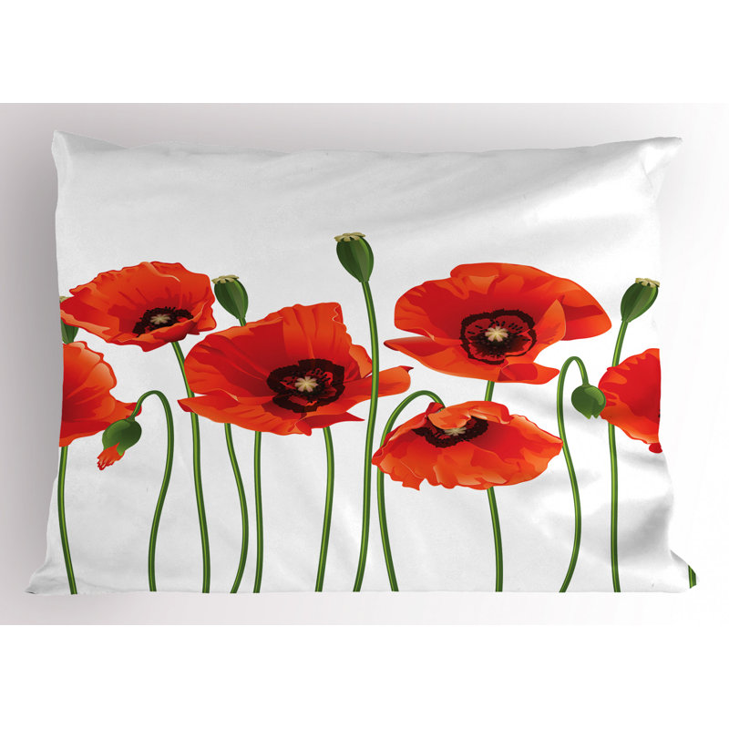 Spring Polyester Sham Set, Standard/Twin