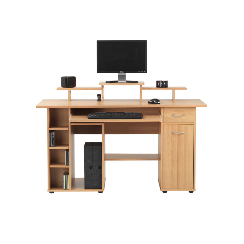 Boyden Solid Wood Solid Wood Computer Desk, Beech