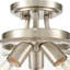 Plafonnier semi-encastré 3 lumières Bozzuto-409604301
