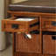 Banc de rangement en bois quez Hernandez