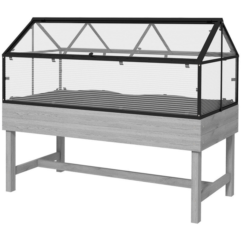 Wood Raised Garden Bed