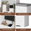Armoire à chaussures, armoire à chaussures d'entrée de maison, armoire de rangement pour balcon d'entrée, étagère à chaussures de grande capacité