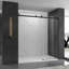 Cabine de douche rectangulaire sans cadre l 76 po x P 60 po x H 60 po-61927894