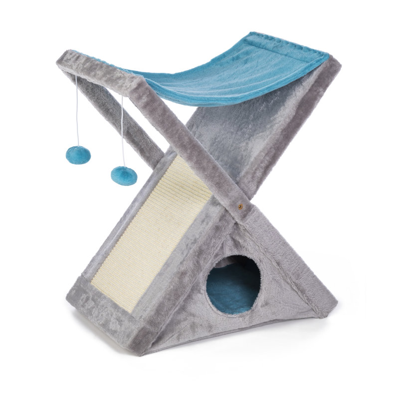 Maison pour chat Gaetana, Bleu