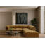 Canapé modulaire 5 pièces en tissu ocre moderne Hasting
