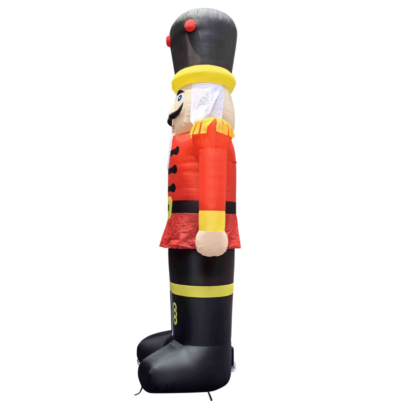 Lighted Inflatable Nutcracker Soldier Outdoor Commercial Christmas Decoration - 20'