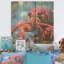 Coastal Crawler Portrait of A Lobster - Homard sur bois-748610345