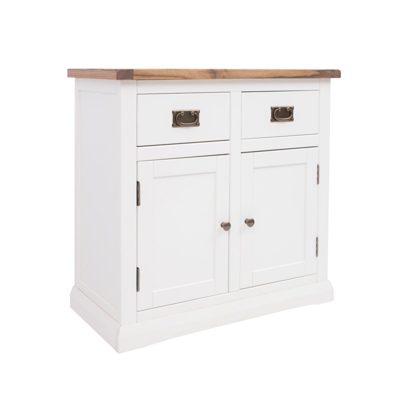Doty 84cm Sideboard, Off White/Natural