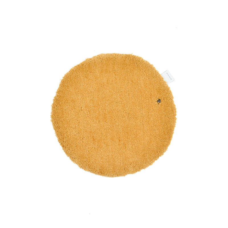 Circle Bath Rug, Gold, 90cm