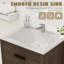 Meuble-lavabo simple 24 po avec comptoir en résine et lavabo sur pied-1135825387
