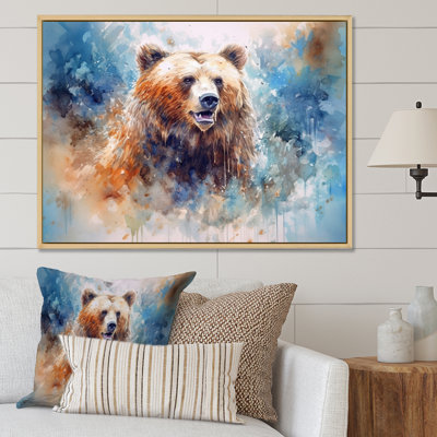 «Majestic Grizzly I» sur toile