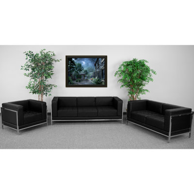 Ensemble de canapé modulaire 3 pièces Hercules Imagination Series LeatherSoft avec dossier et siège tendus