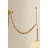 Makena 51.25" 3-Light Cloud Glass Chandelier