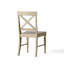Ensemble de chaises de salle à manger en bois d'acacia, 2 pièces-709916911