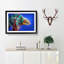 A Chameleon in Abstract - Picture Frame Graphic Art Print-55629554-55629555