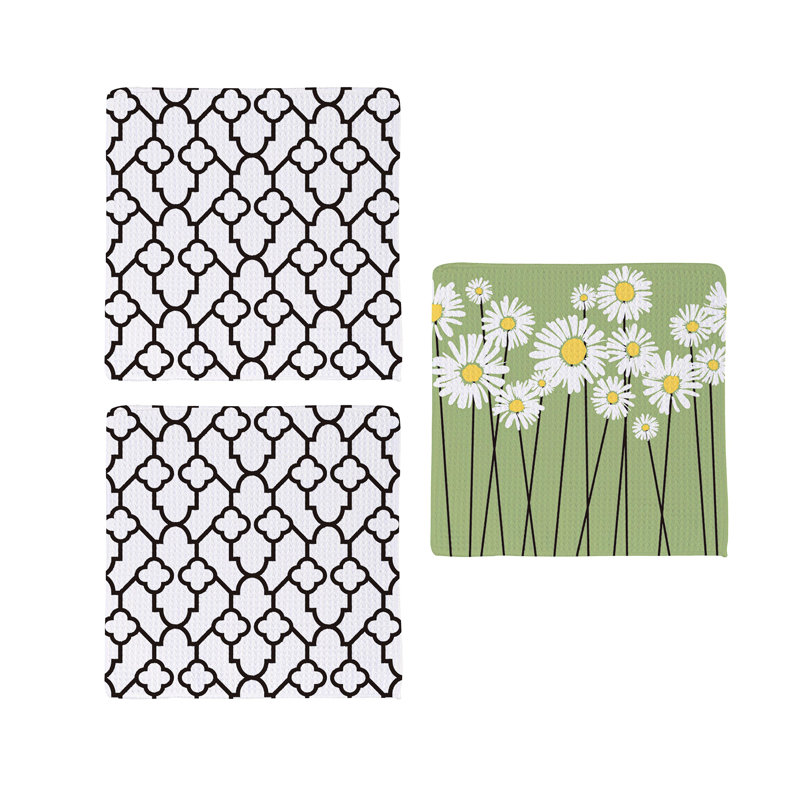 Torchon à séchage rapide Daisy Scape