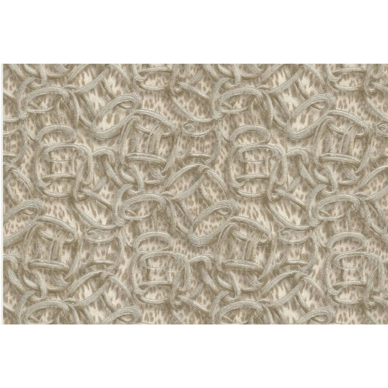 Rouleau de papier peint texturé L 33 po x l 33 po Potwin, Brun / beige / crème