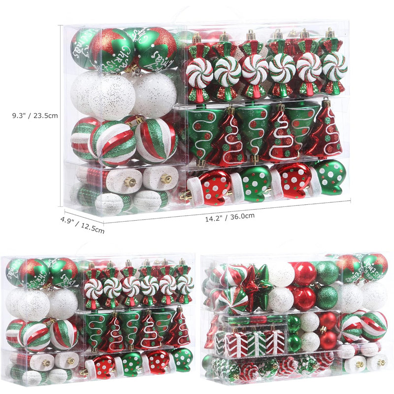 9.3cm Solid Colour Ornament Accessory