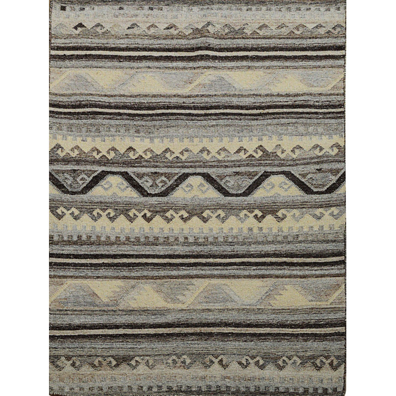 Southwestern Wool Hand Woven Area Rug, Rectangle 120 x 180cm