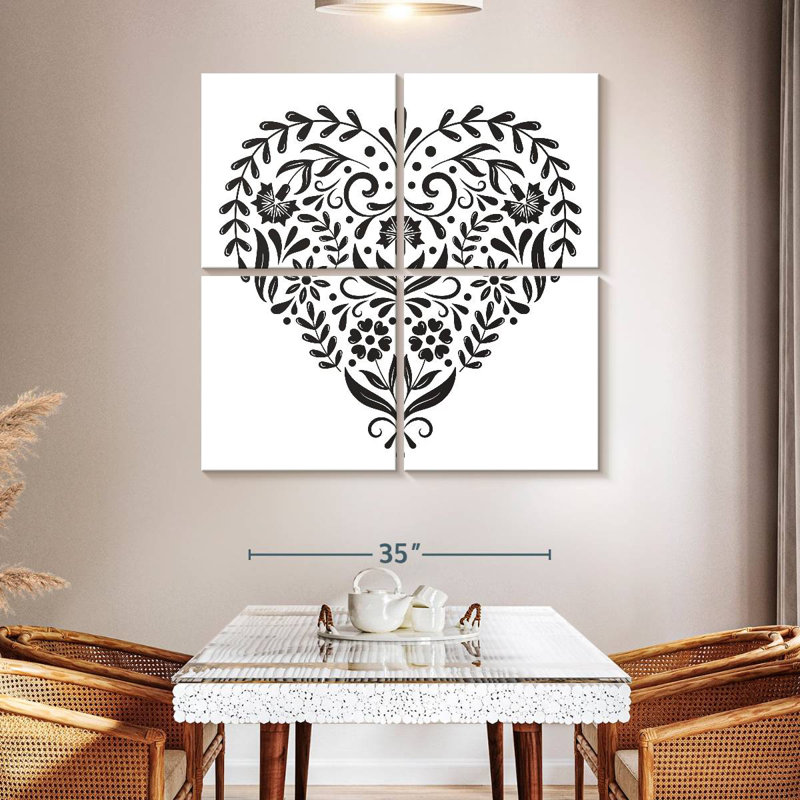 Hardie Folk Heart Black