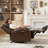 Power Recliner Chair For Adults With Adjustable Headrest, USB/Type-C Ports & zero clearance recliner  Design - Genuine Leather Electric Recliner For Small Spaces & Living Rooms-764370902