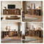 Collection de buffets et de meubles de rangement modulaires Monos 95'' avec portes en acrylique et tiroir de rangement (ensemble de 3)-826120321
