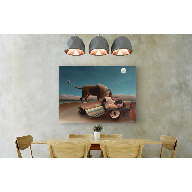 The Sleeping Gypsy by Henri Rousseau - Wrapped Canvas Print, 70cm H x 100cm W x 4cm D
