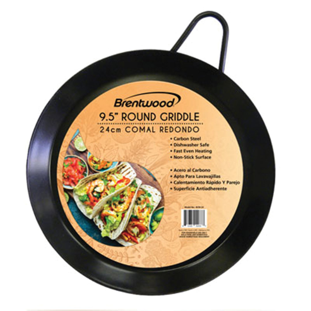 Brentwood Appliances Non Stick Carbon Steel Round Griddle Brentwood Appliances 