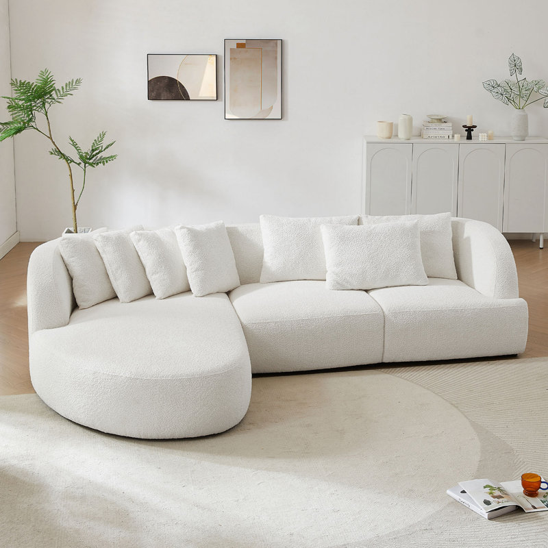 Canapé d'angle convertible avec accoudoirs et canapé modulaire, méridienne gauche, Accoudoir à gauche (vu de face)