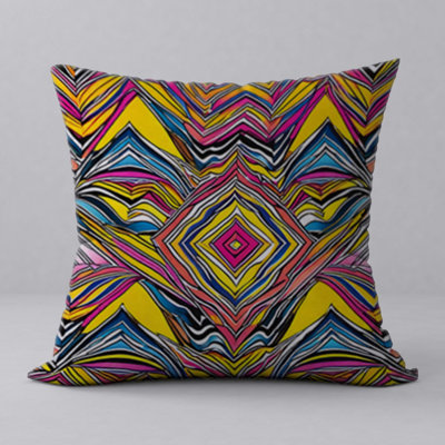 Abstract Reversible Throw Pillow