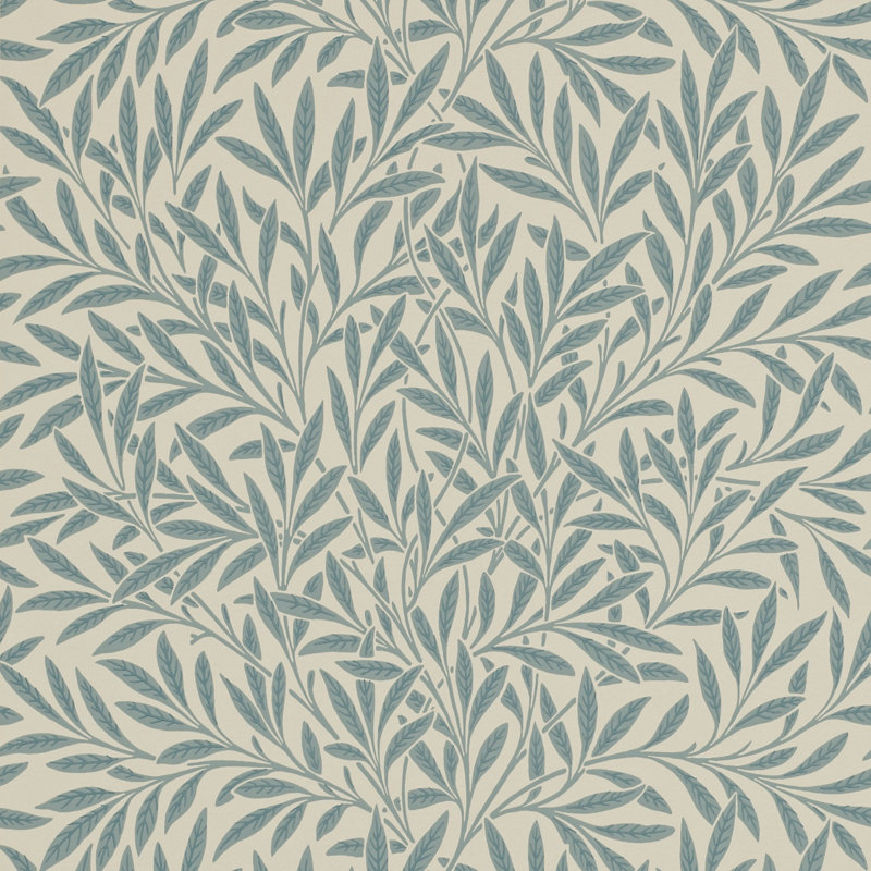 Willow 10.05m x 52cm Matte Wallpaper Roll, Blue