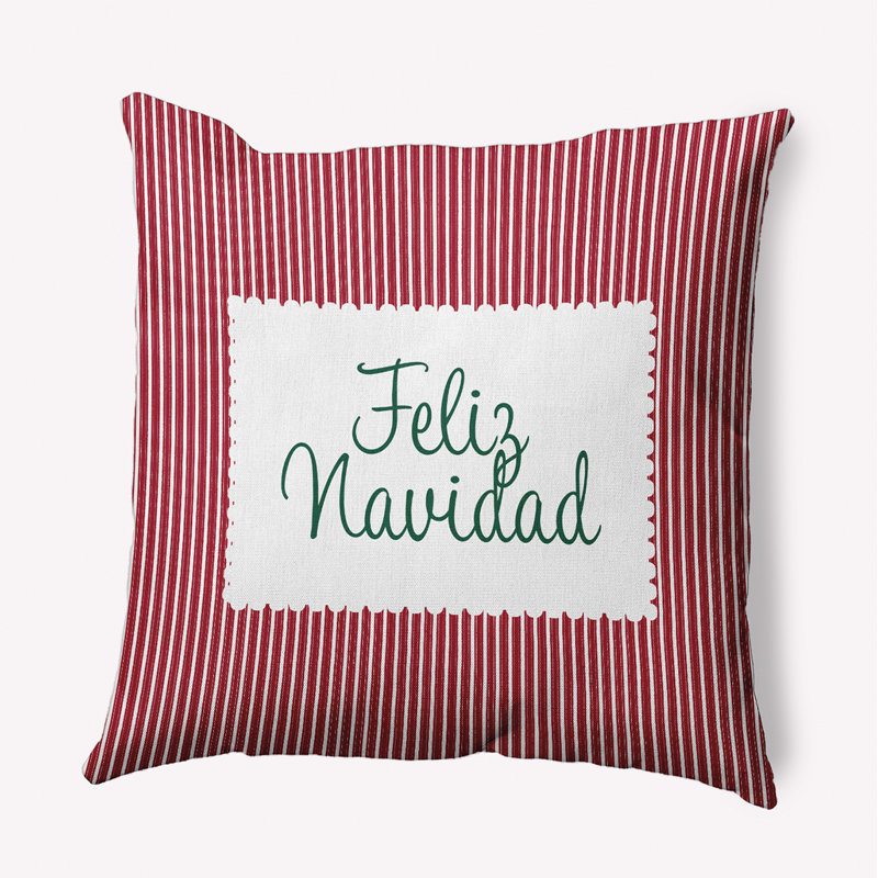 Coussin décoratif en polyester, Carré, 26 po x 26 po