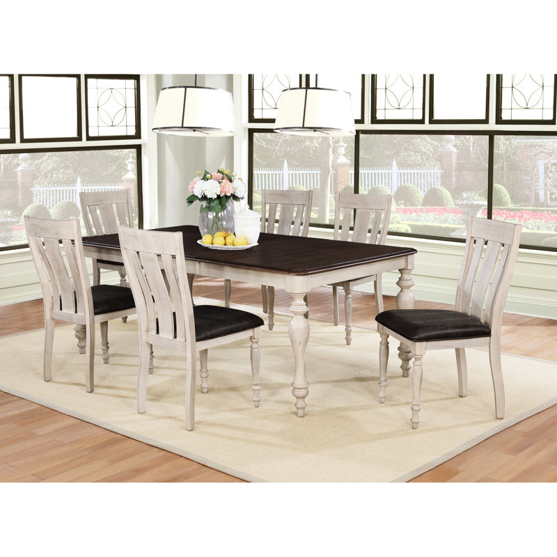 Arch Weathered Oak Dining Chair  2 Chairs  - Casual Hardwood With Back And Intricate Design, White Distressed Style Of 2 Chairs Elegant Contoured Seat Detail, Appearance