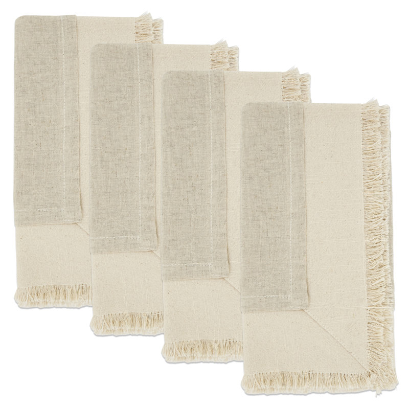 Lyra Cotton Blend No Pattern Square Napkin