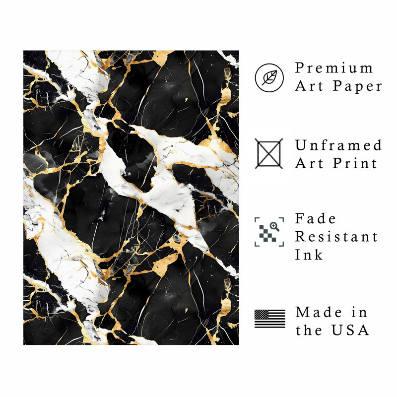 Abstrait, art moderne en marbre noir avec cristaux Geode Crystals IV, H 36 po x l 24 po